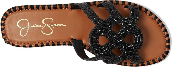 Jessica Simpson Bria Flat Woven Sandals Women's Sandals Champagne : 7.5 M, Synthetic - Image 8
