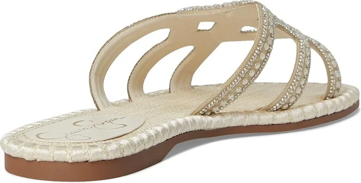 Jessica Simpson Bria Flat Woven Sandals Women's Sandals Soft Ivory : 11 M, Synthetic - Image 4