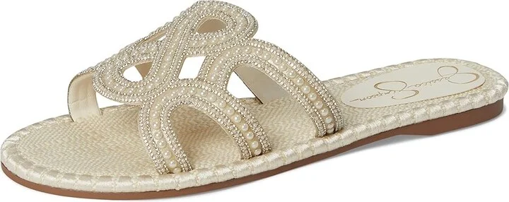 Jessica Simpson Bria Flat Woven Sandals Women's Sandals Soft Ivory : 11 M, Synthetic - Image 5