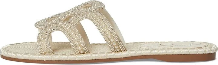 Jessica Simpson Bria Flat Woven Sandals Women's Sandals Soft Ivory : 11 M, Synthetic - Image 6