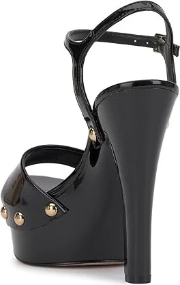 Jessica Simpson Calenta Women's Sandals Black : 9.5 M, Faux Leather - Image 4