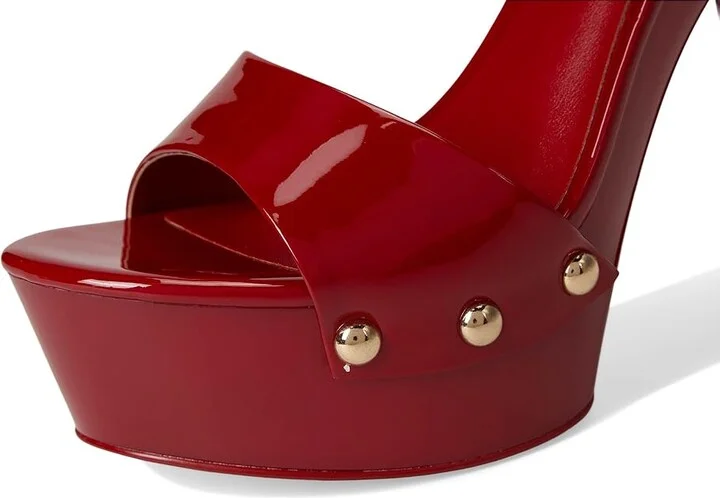 Jessica Simpson Calenta Women's Sandals Red Muse : 5 M, Faux Leather - Image 7