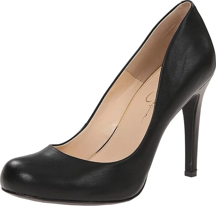 Jessica Simpson Calie High Women's Heels Black : 5 M, Synthetic - Image 2