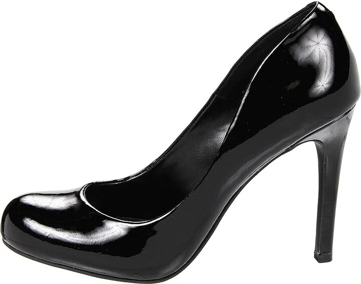 Jessica Simpson Calie High Women's Heels Black Patent : 5 M, Synthetic - Image 7