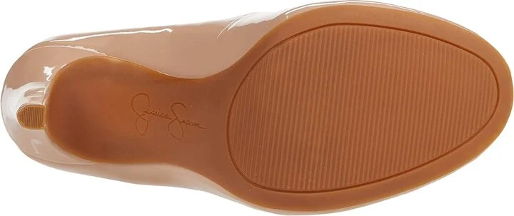 Jessica Simpson Calie High Women's Heels Chai Latte : 7.5 W, Leather - Image 4