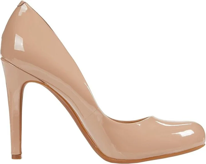Jessica Simpson Calie High Women's Heels Chai Latte : 7.5 W, Leather - Image 8