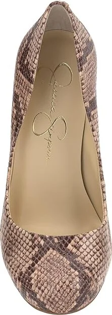 Jessica Simpson Calie High Women's Heels Festival Snake Print : 7.5 M, Synthetic - Image 2