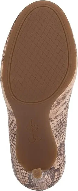 Jessica Simpson Calie High Women's Heels Festival Snake Print : 7.5 M, Synthetic - Image 3