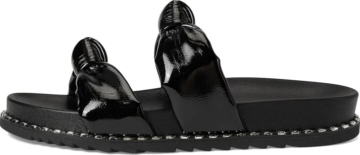 Jessica Simpson Caralyna Studded Knot Sandals Women's Sandals Black : 10 M, Textile - Image 6