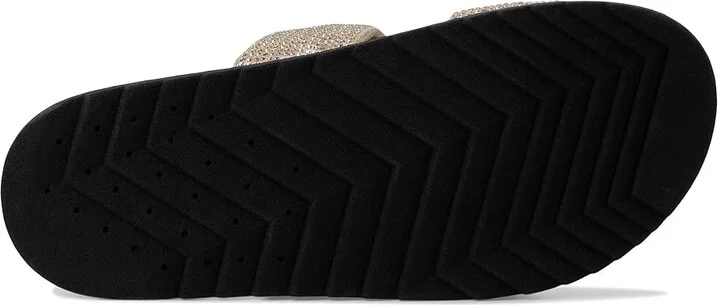 Jessica Simpson Caralyna Studded Knot Sandals Women's Sandals Champagne : 5 M, Textile - Image 3