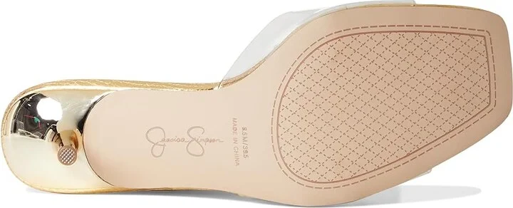 Jessica Simpson Celisha Lucite High Heel Sandals Women's Sandals Clear : 7 M, Synthetic - Image 3