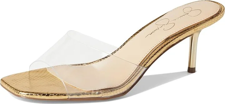 Jessica Simpson Celisha Lucite High Heel Sandals Women's Sandals Clear : 7 M, Synthetic - Image 5
