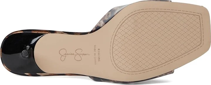 Jessica Simpson Celisha Lucite High Heel Sandals Women's Sandals Natural Leopard : 7.5 M, Synthetic - Image 3