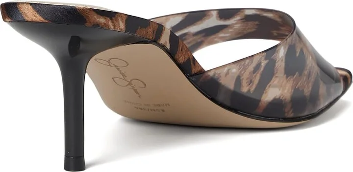 Jessica Simpson Celisha Lucite High Heel Sandals Women's Sandals Natural Leopard : 7.5 M, Synthetic - Image 4