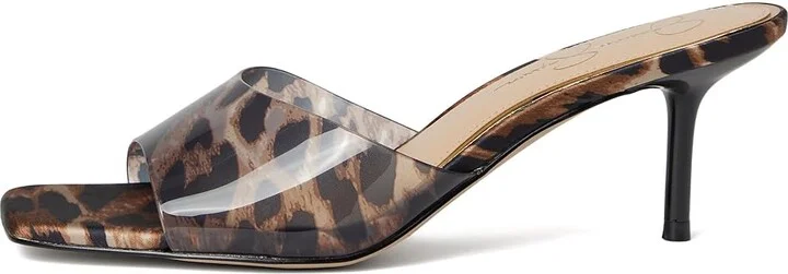 Jessica Simpson Celisha Lucite High Heel Sandals Women's Sandals Natural Leopard : 7.5 M, Synthetic - Image 6
