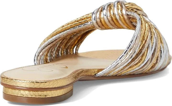 Jessica Simpson Dydra Women's Sandals Silver Combo : 10 M, Faux Leather - Image 4