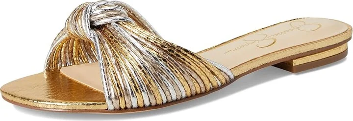 Jessica Simpson Dydra Women's Sandals Silver Combo : 10 M, Faux Leather - Image 5