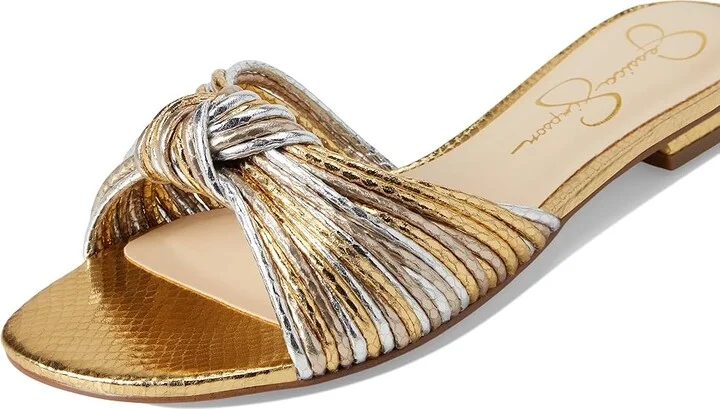 Jessica Simpson Dydra Women's Sandals Silver Combo : 10 M, Faux Leather - Image 7