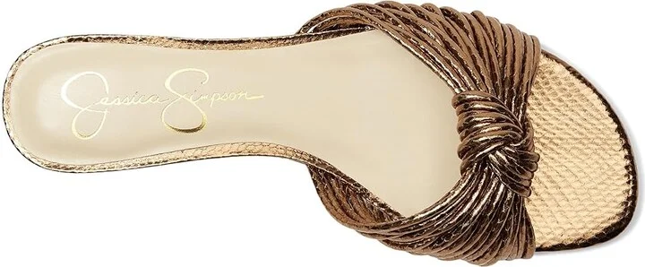 Jessica Simpson Dydra Women's Sandals Silver Combo : 10 M, Faux Leather - Image 8