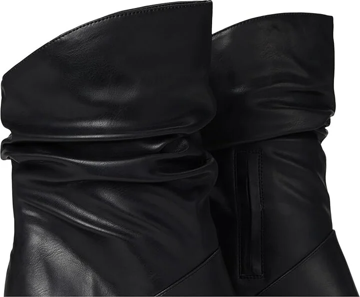 Jessica Simpson Elisiti Scrunch Bootie Women's Boots Black : 6 M, Suede - Image 7