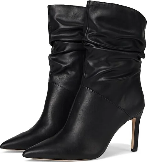Jessica Simpson Elisiti Scrunch Bootie Women's Boots Black : 6 M, Suede