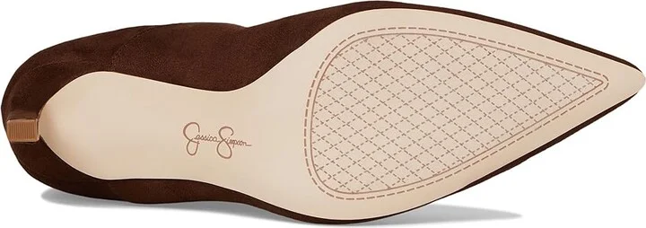 Jessica Simpson Elisiti Scrunch Bootie Women's Boots Walnut : 10 M, Suede - Image 3