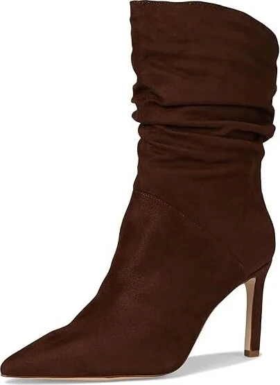 Jessica Simpson Elisiti Scrunch Bootie Women's Boots Walnut : 10 M, Suede - Image 5