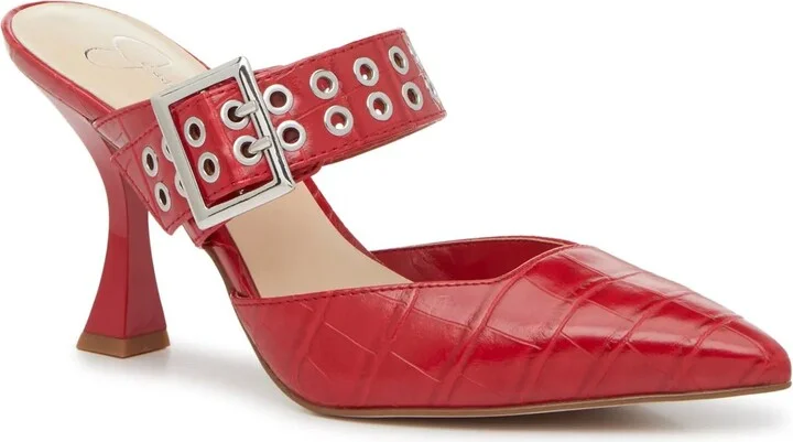Red Croc Print
