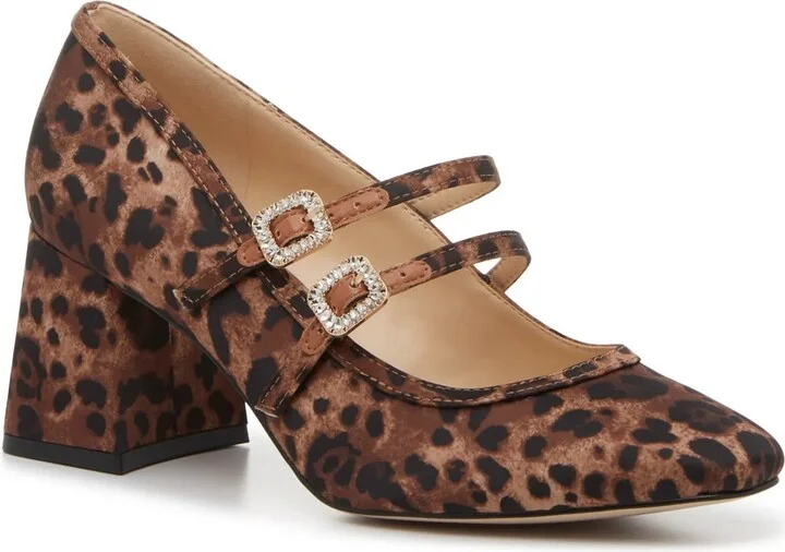 Natural Brown/Black Leopard Print Fabric