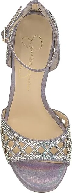 Jessica Simpson Herora Embellished Platform Sandals High Women's Heels Irridescent : 6 M - Image 2