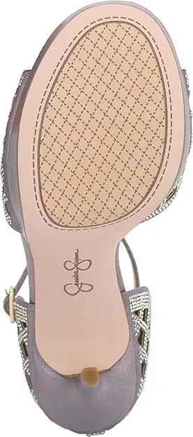 Jessica Simpson Herora Embellished Platform Sandals High Women's Heels Irridescent : 6 M - Image 3