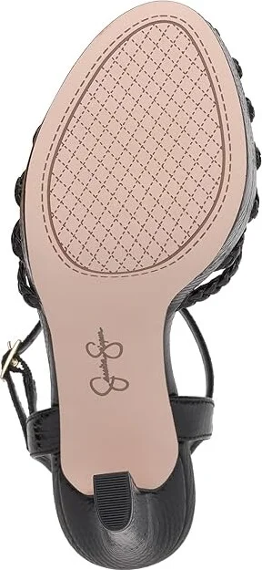 Jessica Simpson Inaia Women's Sandals Black : 9.5 M, Leather - Image 3
