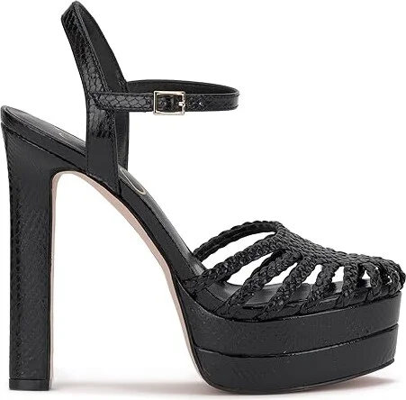 Jessica Simpson Inaia Women's Sandals Black : 9.5 M, Leather - Image 6