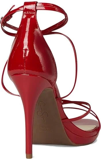 Jessica Simpson Jaeya Women's Shoes Red Muse : 6.5 M, Textile - Image 4