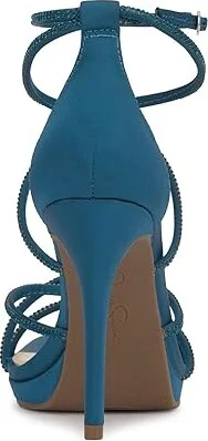 Jessica Simpson Jaeya Women's Shoes Teal : 8.5 M, Textile - Image 4
