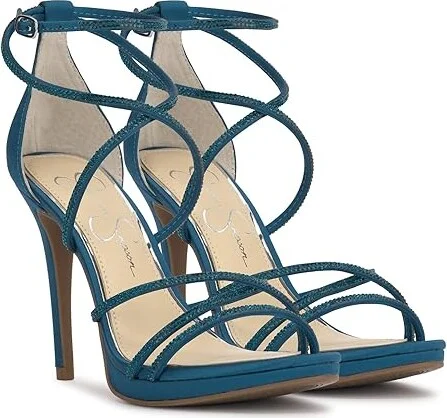 Jessica Simpson Jaeya Women's Shoes Teal : 8.5 M, Textile