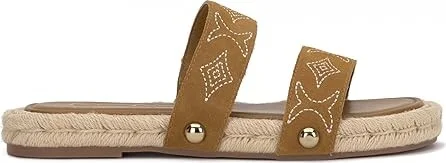 Jessica Simpson Jasdin Women's Sandals Saddle Ranch : 5.5 M, Leather - Image 6