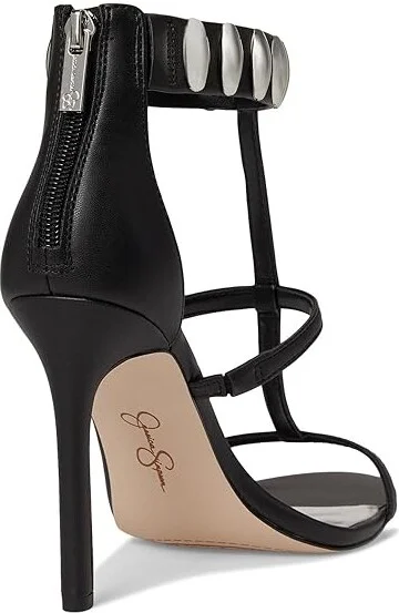 Jessica Simpson Juniya Studded Heeled Sandals Women's Sandals Gold : 8.5 M, Synthetic - Image 10