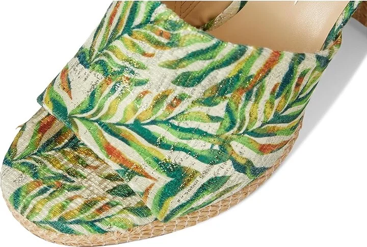 Jessica Simpson Kameena Mule Platform Sandals Women's Sandals Green : 8 M, Leather - Image 7