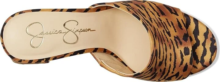 Jessica Simpson Kameena Mule Platform Sandals Women's Sandals Green : 8 M, Leather - Image 8