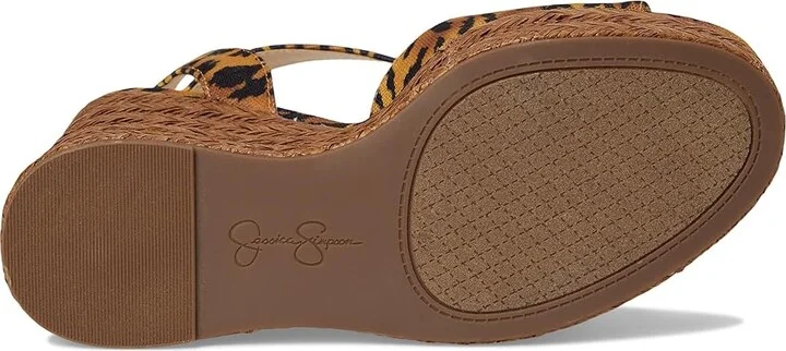 Jessica Simpson Kamindi Espadrille Wedge Women's Sandals Black : 9 M, Canvas/Rubber/Synthetic - Image 9