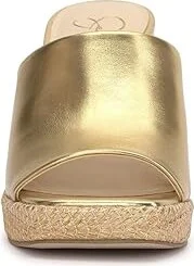 Jessica Simpson Kashet Women's Sandals Gold : 9.5 M, Leather - Image 5