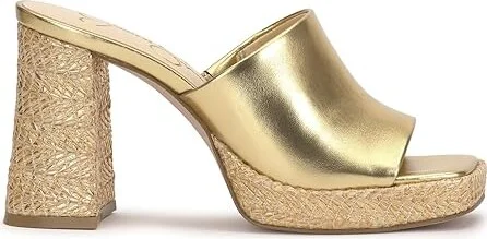 Jessica Simpson Kashet Women's Sandals Gold : 9.5 M, Leather - Image 6