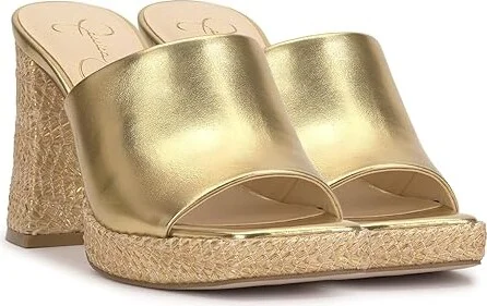 Jessica Simpson Kashet Women's Sandals Gold : 9.5 M, Leather