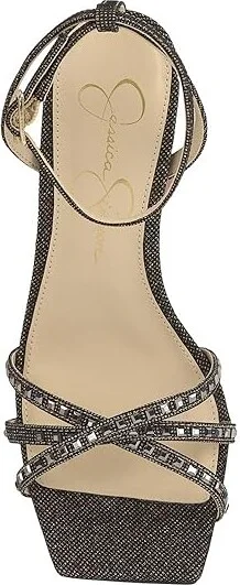 Jessica Simpson Leonah Embellished Strappy Dress Sandal Women's Sandals Bronze/Black : 8.5 M, Rubber/Synthetic - Image 2