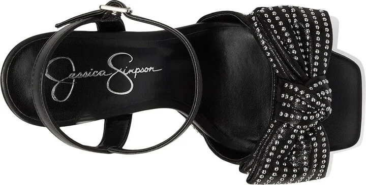 Jessica Simpson Lollien Bow Platform Sandals Women's Sandals Black : 12 M, Synthetic - Image 2