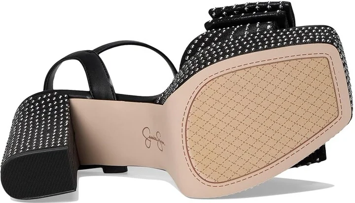 Jessica Simpson Lollien Bow Platform Sandals Women's Sandals Black : 12 M, Synthetic - Image 3