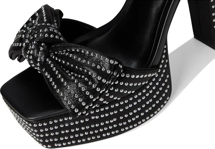 Jessica Simpson Lollien Bow Platform Sandals Women's Sandals Black : 12 M, Synthetic - Image 7