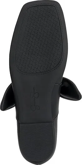 Jessica Simpson Lysute Knotted Strap Ballet Flat Women's Flat Shoes Black : 6.5 M, Polyester/Rubber - Image 3