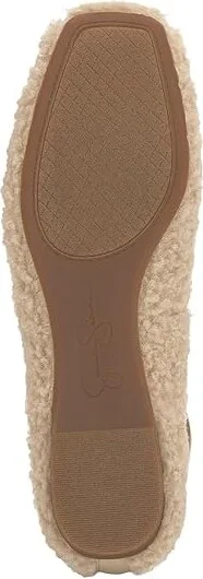 Jessica Simpson Mandalaye Ballet Flat Women's Flat Shoes Natural : 5.5 M, Polyester/Rubber/Shearling - Image 3